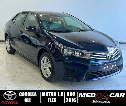 TOYOTA COROLLA 1.8 GLI 16V FLEX 4P AUTOMÁTICO TOYOTA COROLLA 1.8 GLI 16V FLEX 4P AUTOMÁTICO
